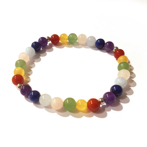 Chakren-Armband 18 cm Steindesign - 1