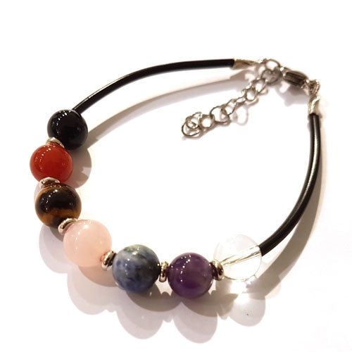 Heilstein-Armband Chakra Steindesign - 1