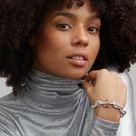 Kautschuk Link, Pale Grey X Jewellery - 2