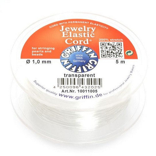 Gummi transparent, 5m Rolle Griffin - 3