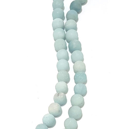 Amazonit matt, Kugelstrang 8mm - 1