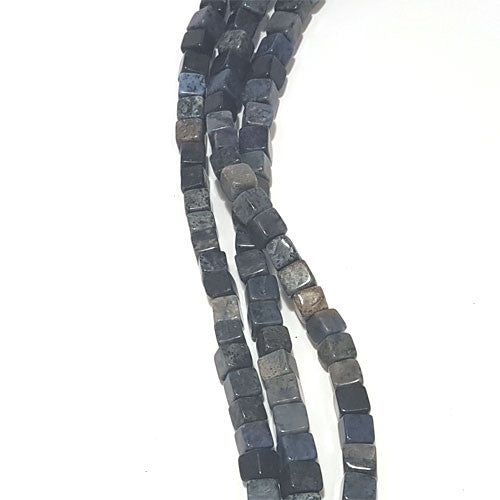 Dumortierit, Würfel-Strang 8mm - 1