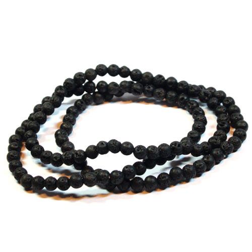 Kugel-Armband Lava 4mm - 2