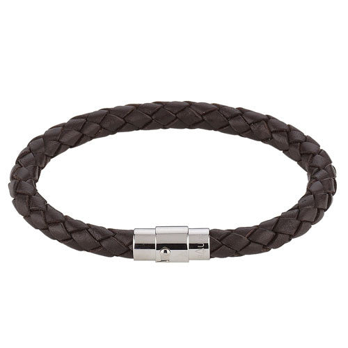 Leder Armband Juno Dunkelbraun