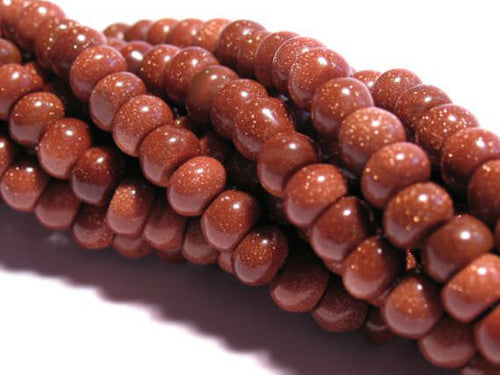 Goldfluss braun Buttonstrang 6 mm - 1