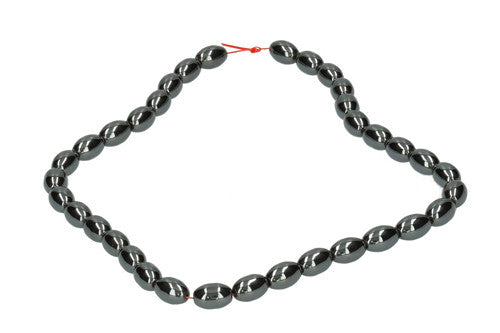 Hämatit Olivenstrang 8x12 mm - 1