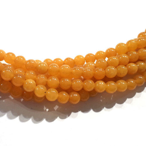 Jade gelb Kugelstrang 6mm - 3