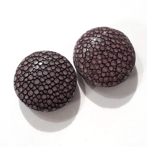 Rochenleder Disc dunkelbraun (1 Stück) - 1