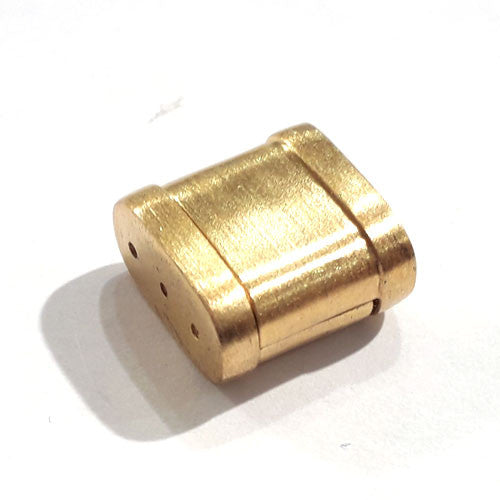 Armbandschließe Square, Silber vergoldet matt - 1