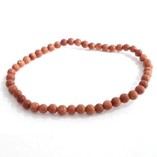 Goldfluss braun Armband 4mm - 1