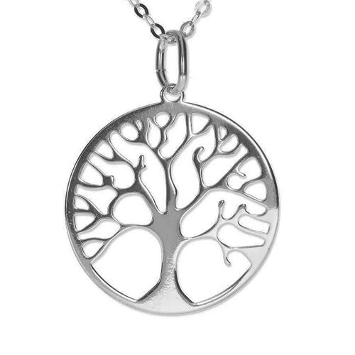 Baum des Lebens Anhänger silber rhodiniert 15mm - 1