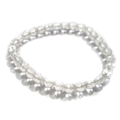 Bergkristall Armband 6mm facettiert - 1