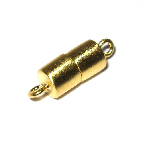 Magnetzylinderschließe 6 mm, Silber vergoldet matt - 1