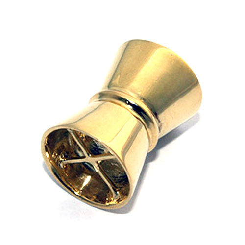 Magnetschließe Zylinder groß, Silber vergoldet - 1