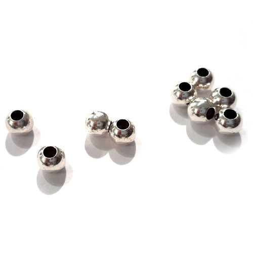 Quetschkugeln groß Silber, 100 Stück - 2