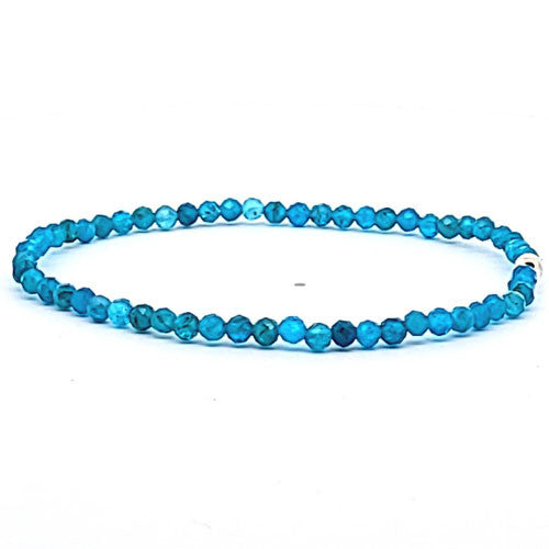 Apatit Armband facettiert 3 mm - 2