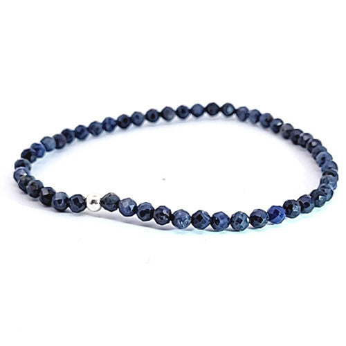 Safir Armband facettiert 3 mm - 1