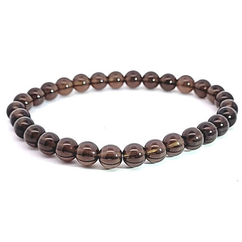 Rauchquarz Kugel-Armband 6 mm - 1