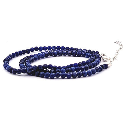 Sodalith Kugelkette facettiert 3 mm - 3