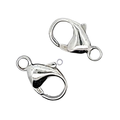 Karabiner mit fester Öse 16 mm, Silber - 2