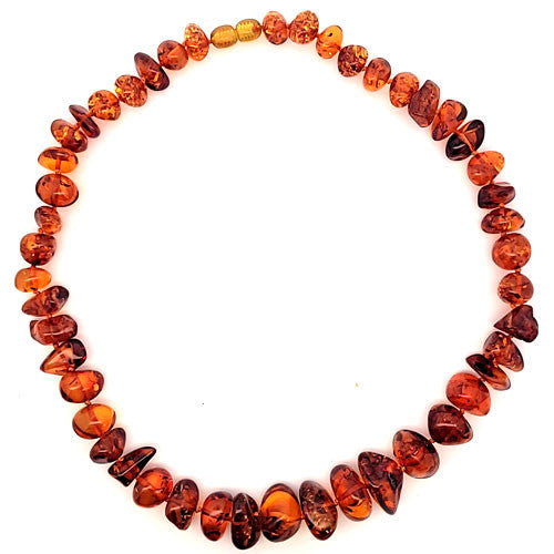 Bernstein Kette Tumble 10 -18 mm - 3