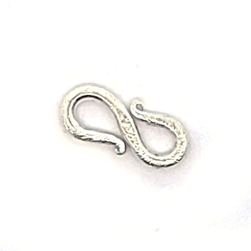 S-Schließe 12 mm, Silber satiniert - 2