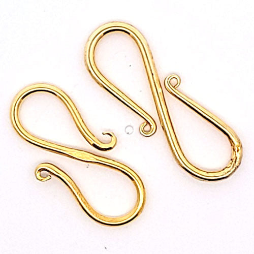 S-Schließe 30 mm, Silber vergoldet - 4