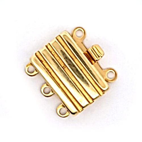 Armbandschließe Kasten Stripe 3-reihig - 2