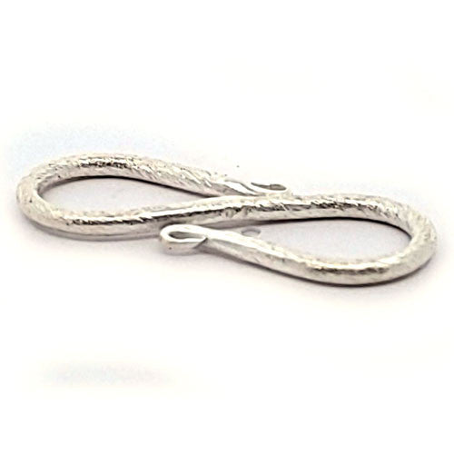 S-Schließe 32 mm, Silber satiniert - 2