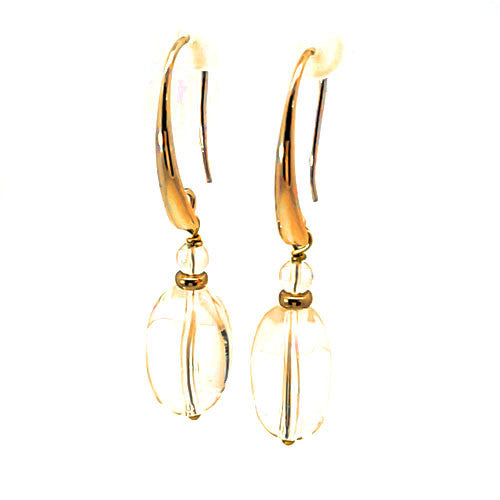 Ohrhaken Elegant, Silber vergoldet - 3