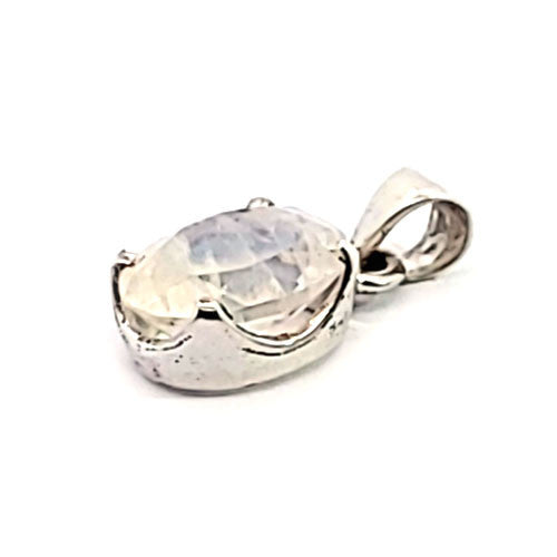 Mondstein Anhänger facettiert - 4