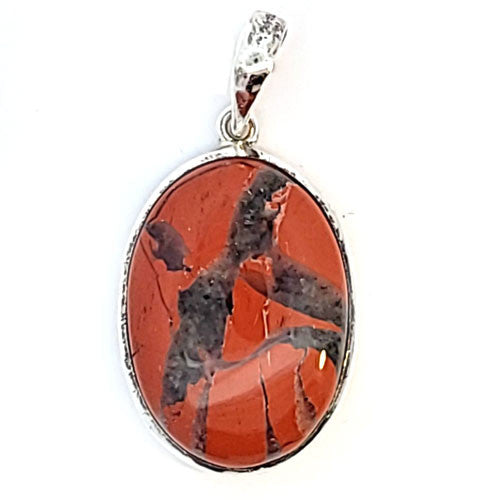 Roter Jaspis Anhänger - 2