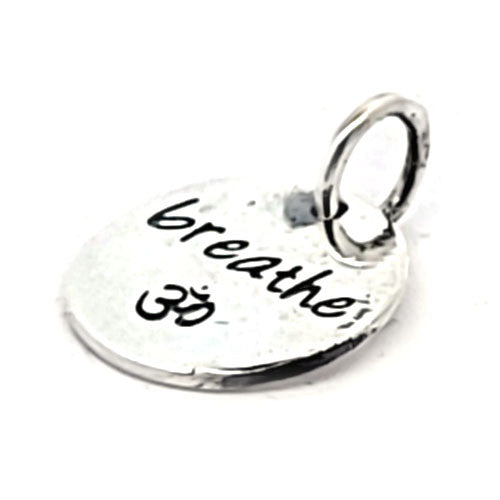 Weisheiten-Anhänger silber "breathe" - 2