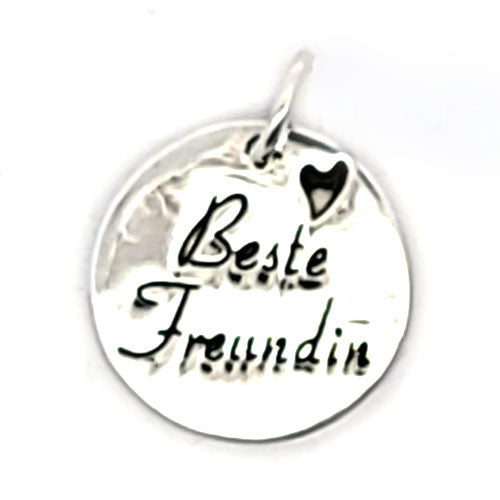 Weisheits-Anhänger Silber "Beste Freundin" - 2