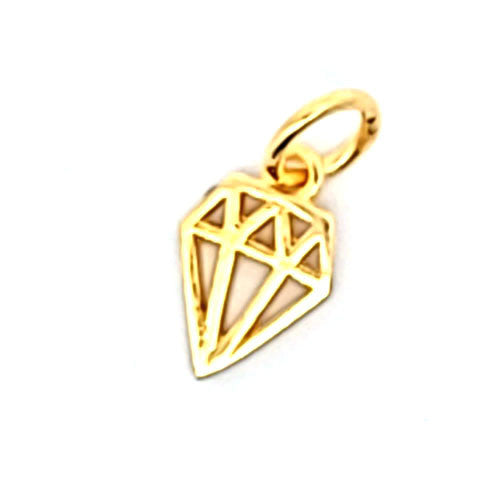 Diamant der Fülle, silber vergoldet - 2