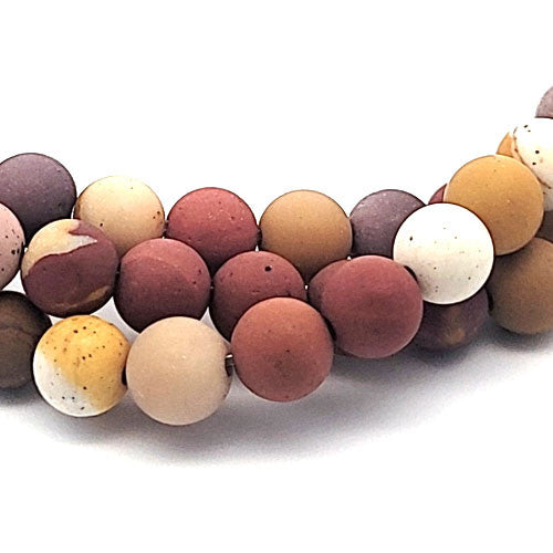 Mookait Kugelstrang matt 6 mm - 2