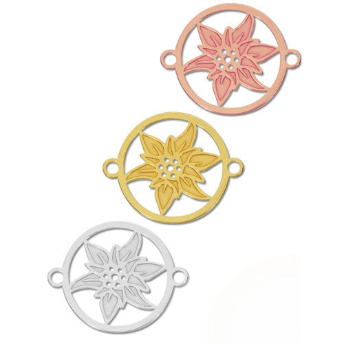 Edelweiss Silberelement rhodiniert klein - 2