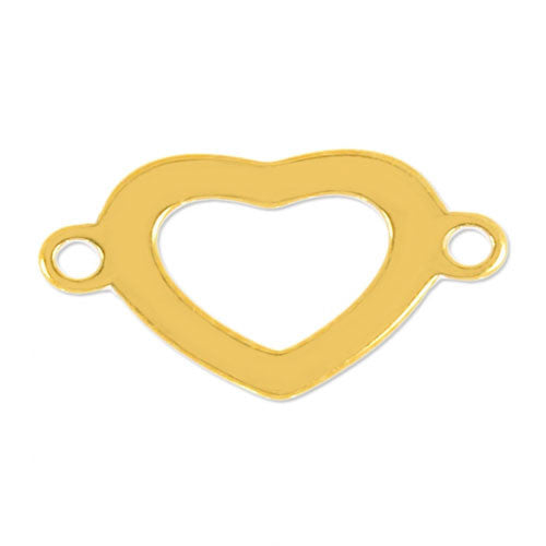 Herz Silberelement vergoldet - 1