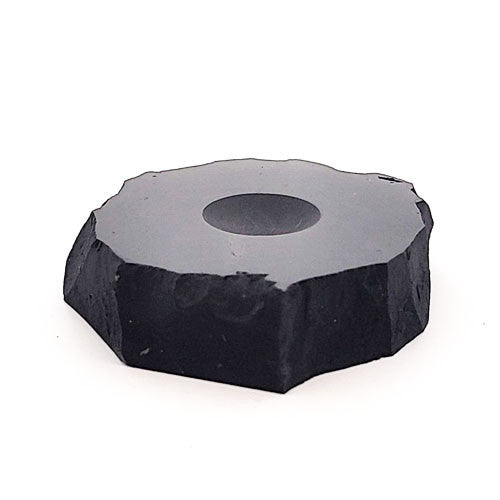 Schungit (Shungit) Kugel-Untersetzer mittel - 4