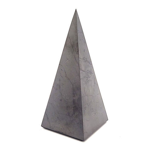 Schungit Pyramide hoch 5 x 5 x 10 cm - 2