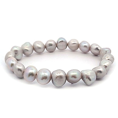 Perle grau Armband Potato - 1