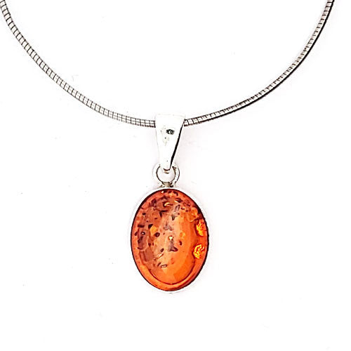 Bernstein Silberanhänger - 3