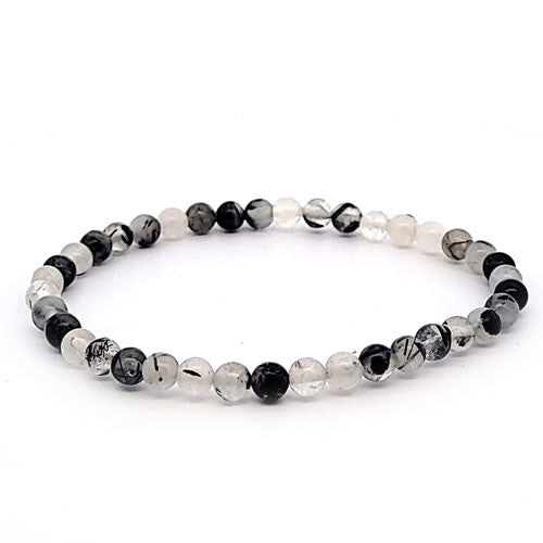 Turmalinquarz Kugel-Armband 5 mm - 3