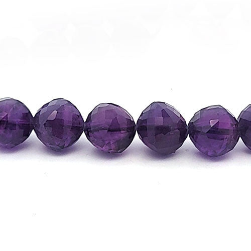 Amethyst, Strang Fancy facettiert 12 x 14 mm - 2