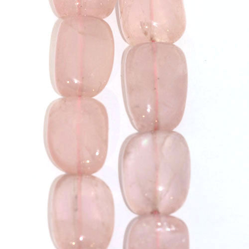 Rosenquarz, Strang Tumble 14 x 22mm - 1