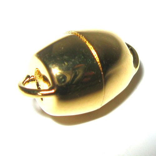 Magnetschließe Barrel 10mm, Silber vergoldet - 1