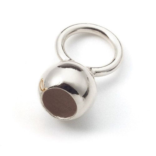 Kalotten 3mm geschlossen, Silber Griffin - 1