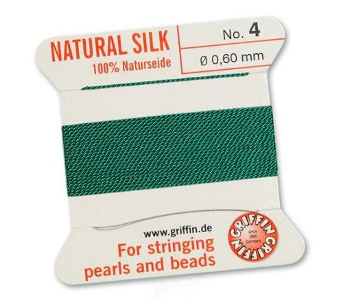 Fädelseide grün Griffin - 1