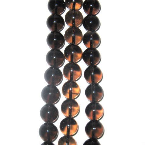 Rauchquarz, Kugelstrang 10mm - 1