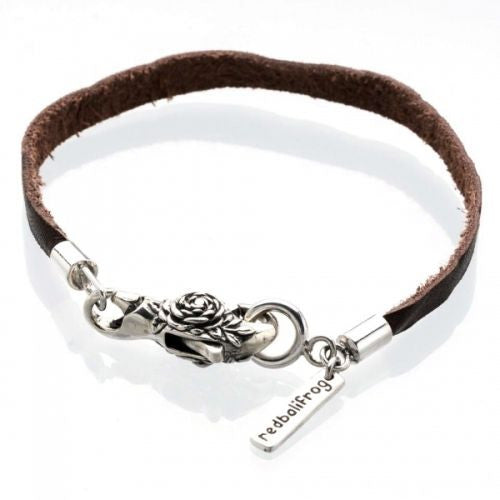 Redbalifrog - Armband Leder dunkelbraun Redbalifrog - 1